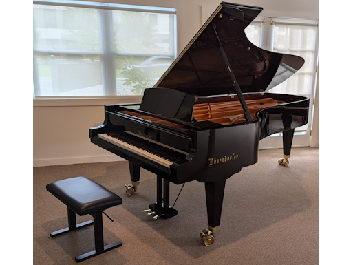 Like new high polish ebony Bosendorfer 280VC concert grand