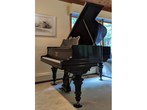 Rebuilt Semi-Gloss Ebony Steinway A1 from 1901